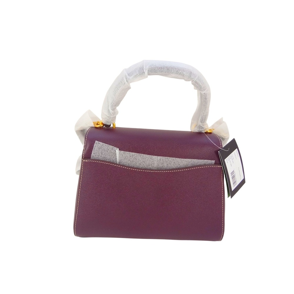 Kate Spade Katy Small Top Handle Bag Deep Cherry Textured Leather KE122 NEW - Picture 3 of 6